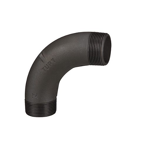 Courbe 90° MM fonte noire - Fig 3N - Fig 130R Sferaco