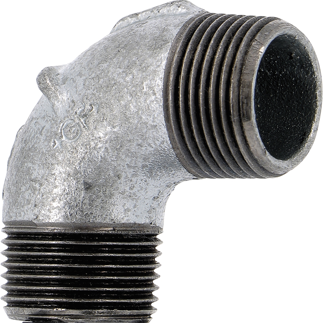 Coude 90° fonte galva MM - Fig 100