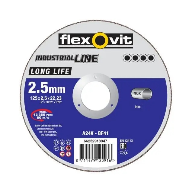 Disque abrasif à tronçonner Industrial Line Long Life