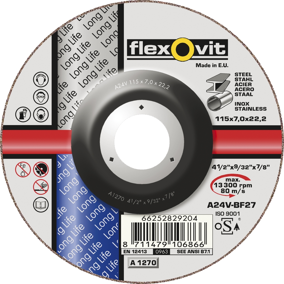  Meule d'ébarbage acier inox 66252950902 