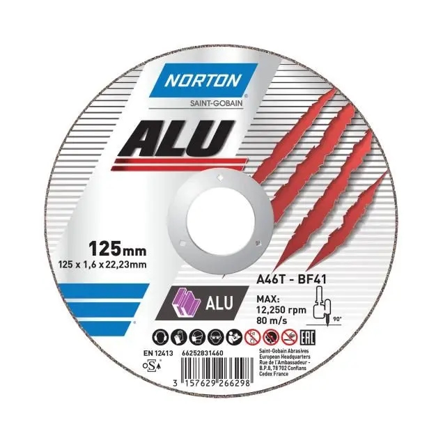 Disque de tronçonnage ALU
