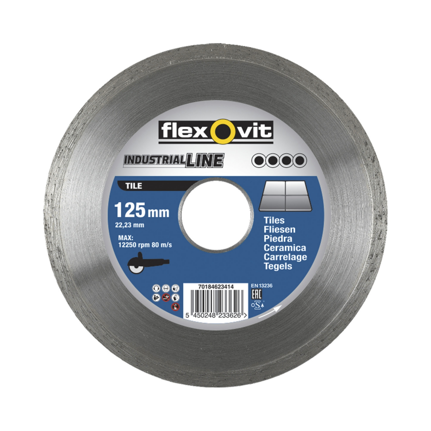 Disque Diamant 125 Mm Pour Carrelage/céramique Segment 7 Mm