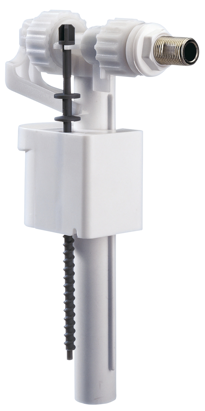 Robinets de chasse d'eau exposés à piston Ultima Selectronic pour toilette  Alimentation à pile, 1,6 gpc/6,0 lpc
