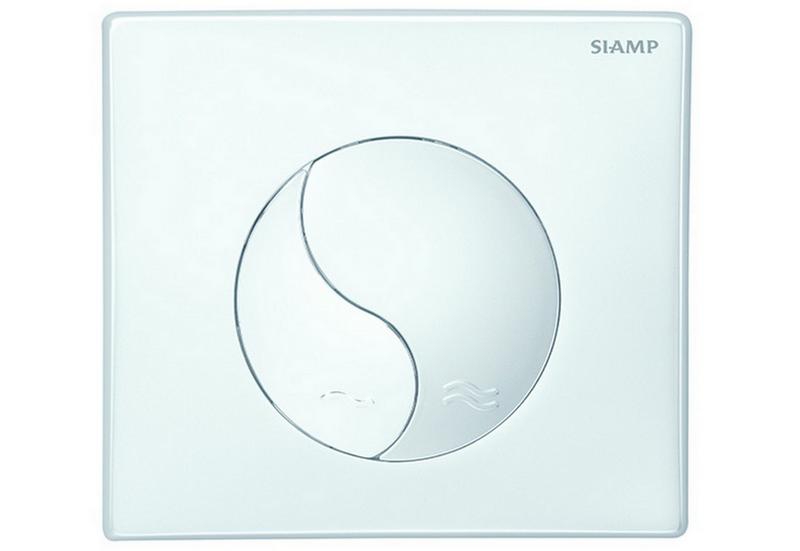 Plaque de commande WC Yin Yang blanche - SIAMP - - 31180010Siamp