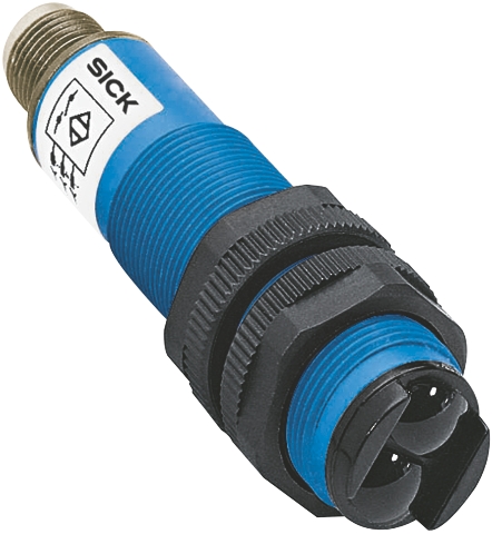 Capteur photoélectrique plastique V18 boîtier fileté M18 Sick