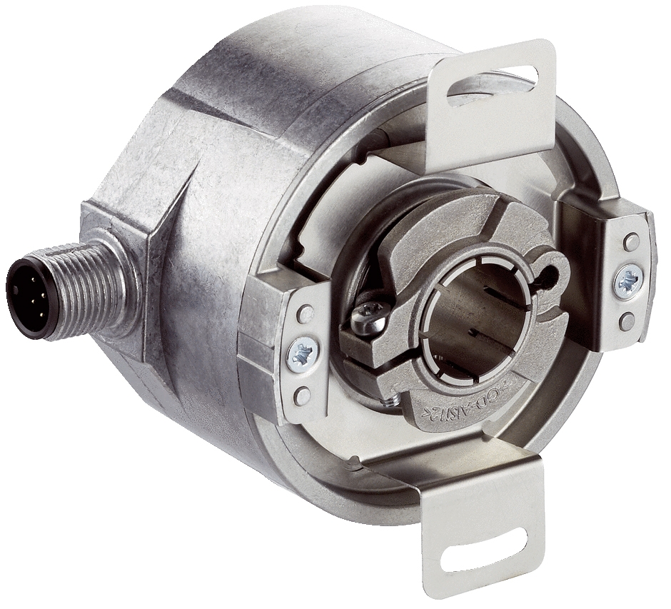 Codeur INC 1024 pts disque métal 10-32 V HTL axe creux 14 mm traversant Sick