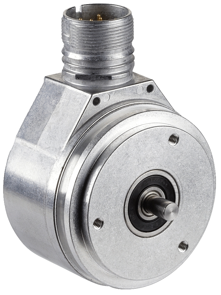 Codeur absolu multi-tours AFM60A arbre 6mm 8192 impulsion/trs résol 13 x 12 bit SSI/Gray M23 12P Sick