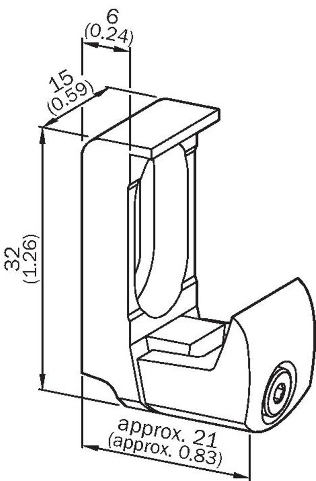 Equerre de fixation C-Fix pour module Flexi Loop Sick