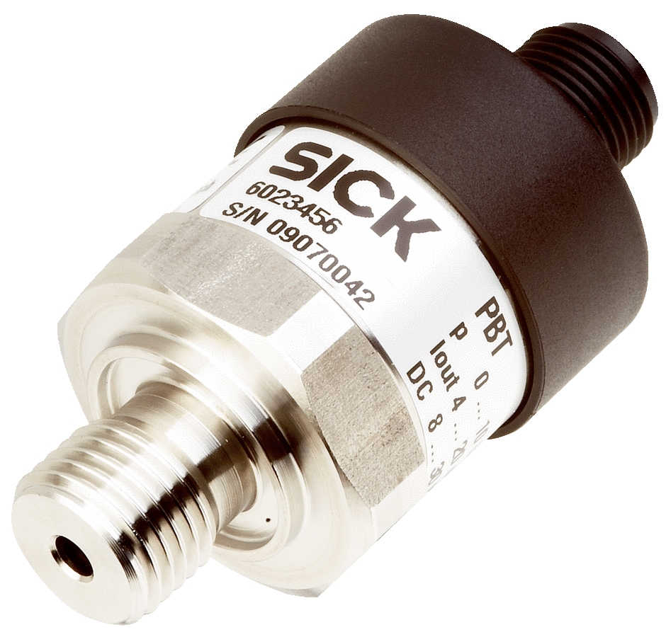 Capteur de pression relative PBT 10bar G 1/2 sortie 4..20mA M12 4P Sick