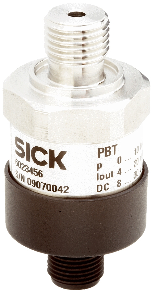 Capteur de pression relative PBT 10bar G 1/2 sortie 4..20mA M12 4P Sick