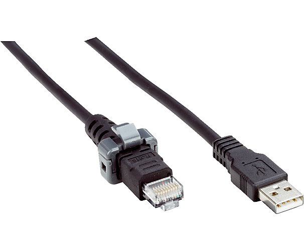 Câble de raccordement USB-A mâle/RJ45 mâle, 3,8m, non blindé Sick