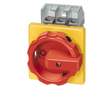 Interrupteurs sectionneurs sans fusible 3LD2 - Poignée rouge / Jaune - Fixation en face Siemens 