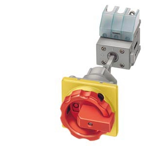 Interrupteurs sectionneurs sans fusible 3LD2 - Poignée rouge / Jaune - Fixation en fond Siemens