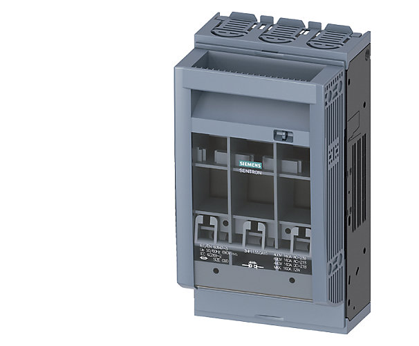 Fusible-interrupteur-sectionneur 3NP1, 3 pôles, NH00, 160 A Siemens 