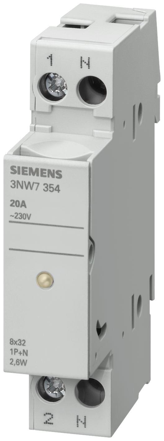 Socle fusible cylindrique 10 x 38 mm (32A) Siemens