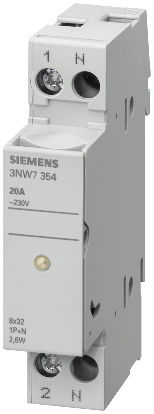 Socle fusible cylindrique 10 x 38 mm (32A) Siemens 