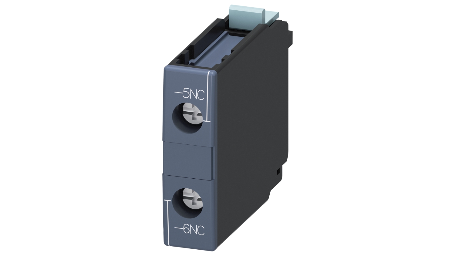 Bloc contacts auxiliaires S00/S0/S2/S3, frontal, temporisé 1U, à vis Siemens