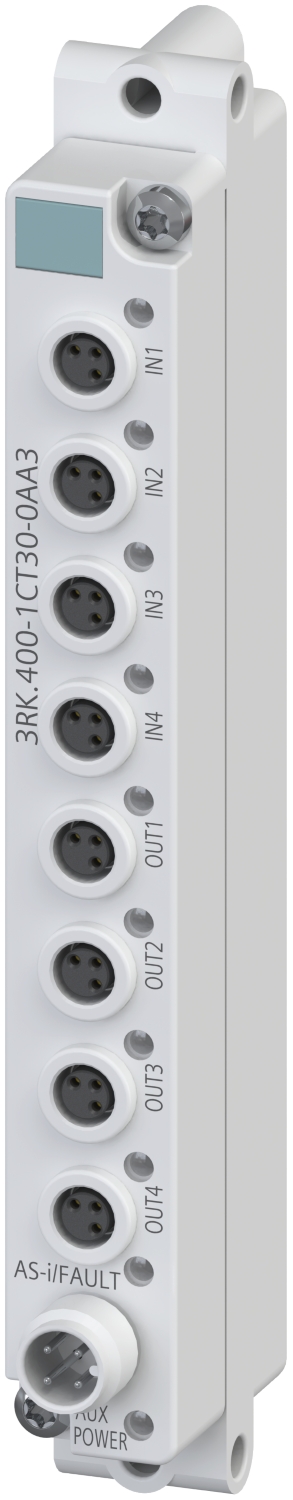 Module Compact AS-I K20, IP67, NUM., 4DI/4DO, 4 x entrée