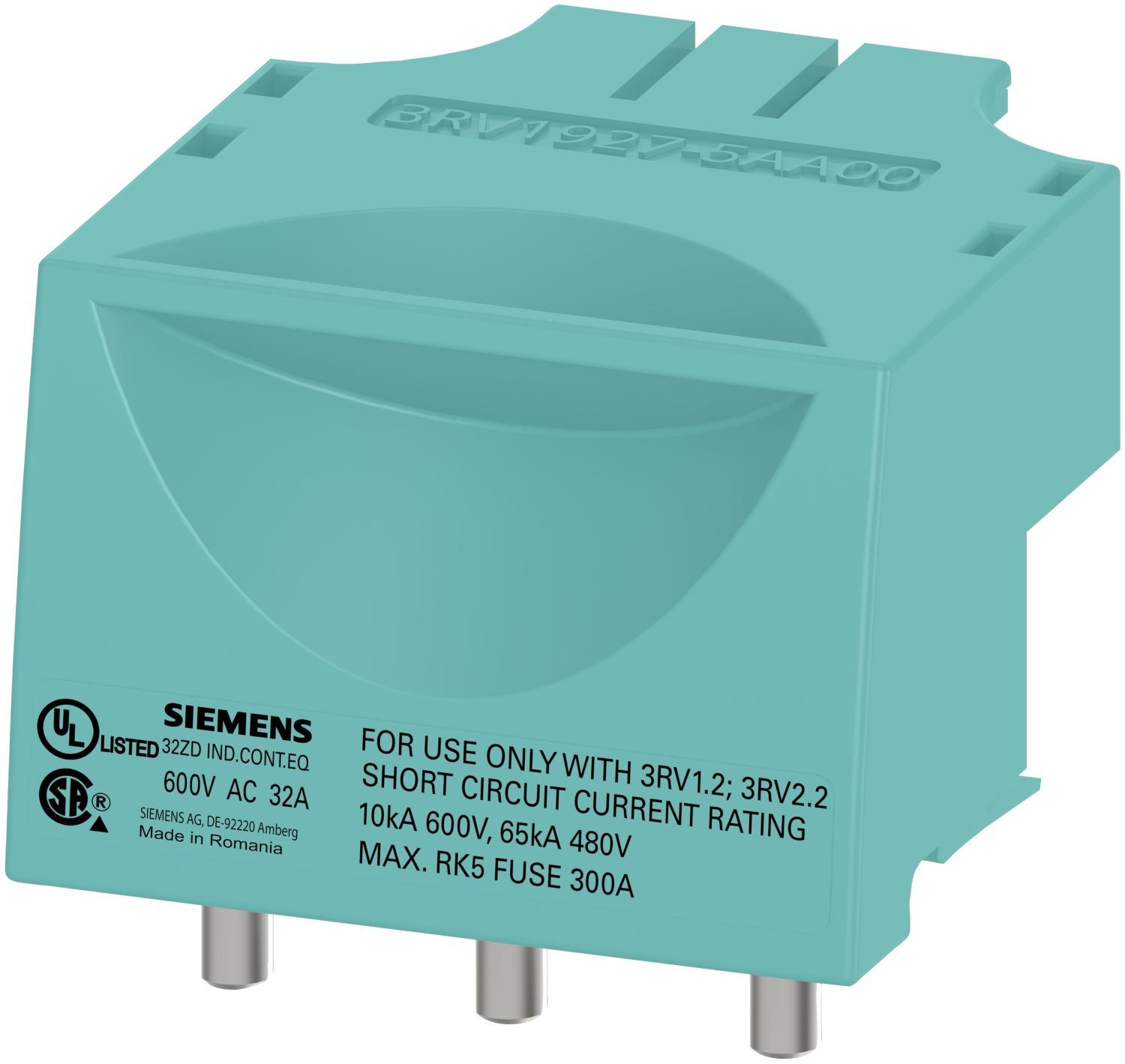 Système d'alimentation 3RV29 connecteur de jonction S0 à vis Siemens