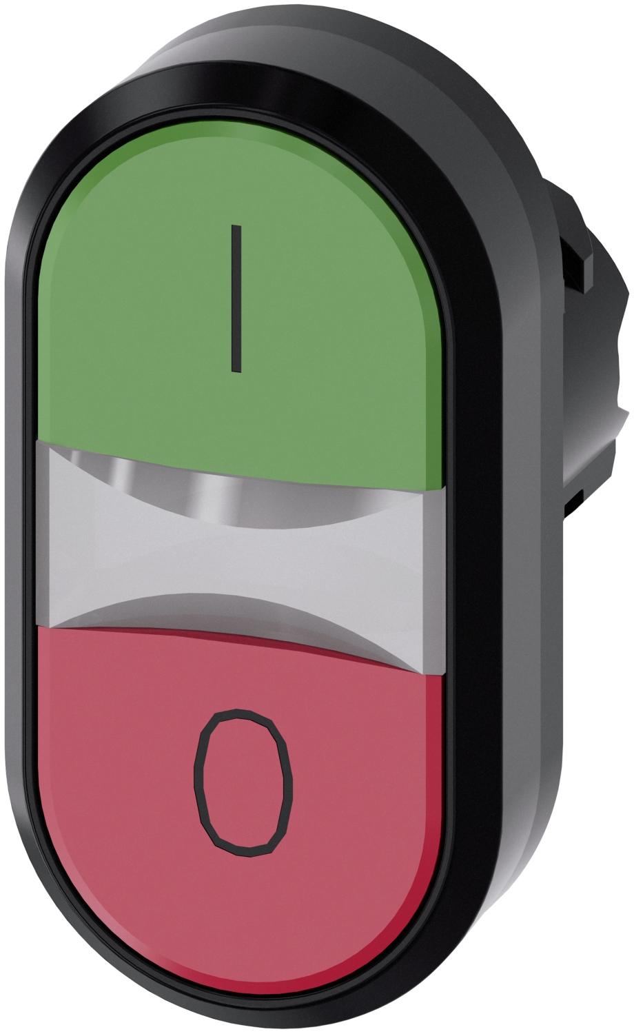 Tête de bouton poussoir à double touche, Plastique Siemens