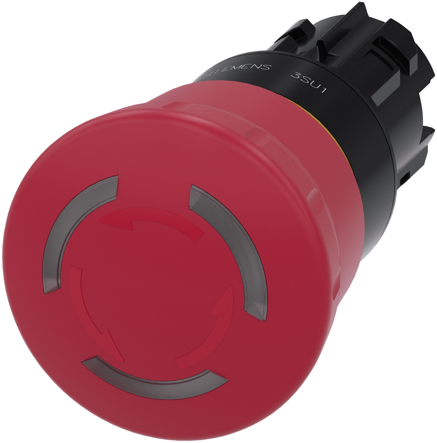Têtes de bouton d'arrêt d'urgence lumineux Siemens