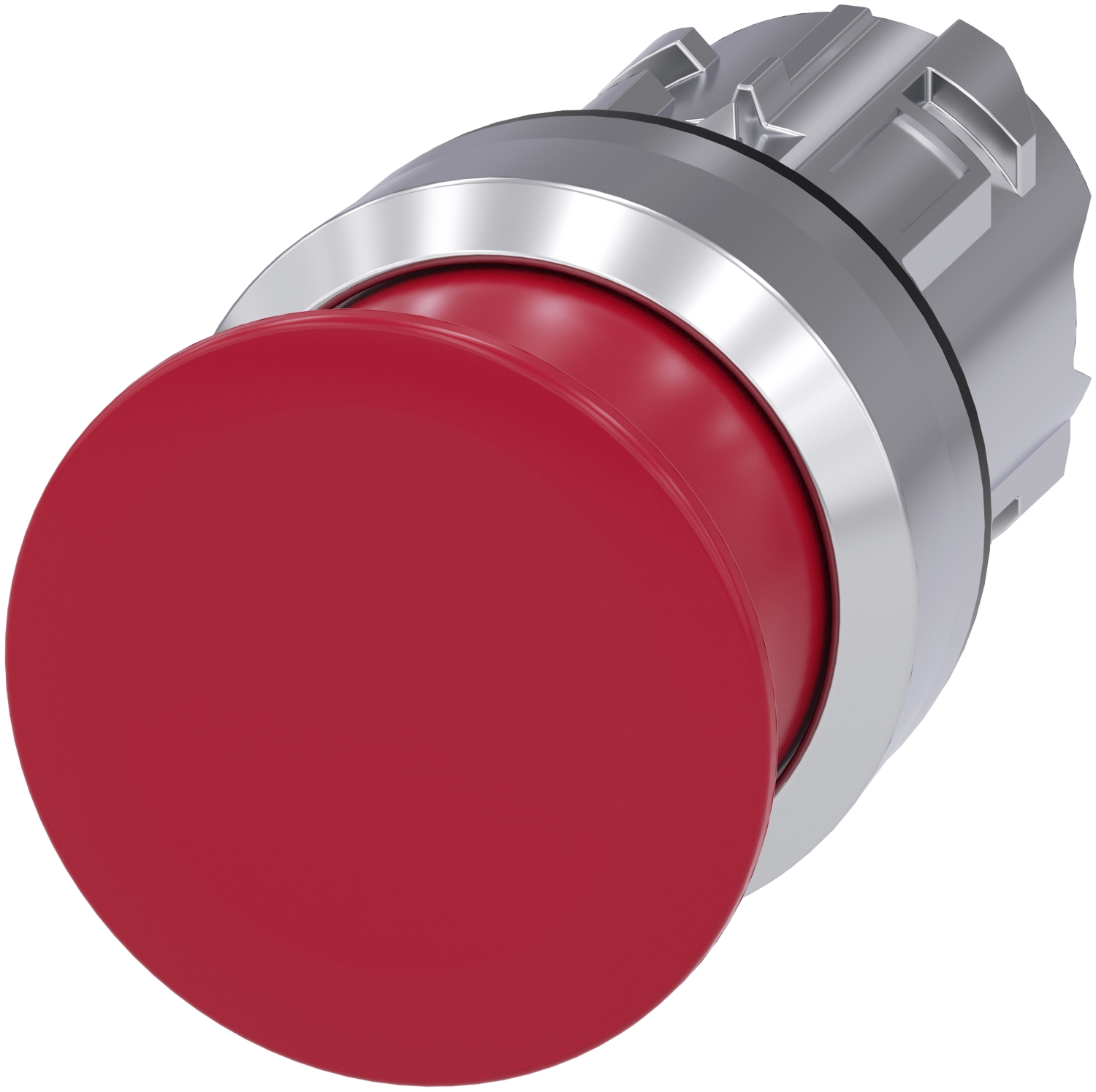  Tête de bouton coup de poing à rappel, métal brillant 