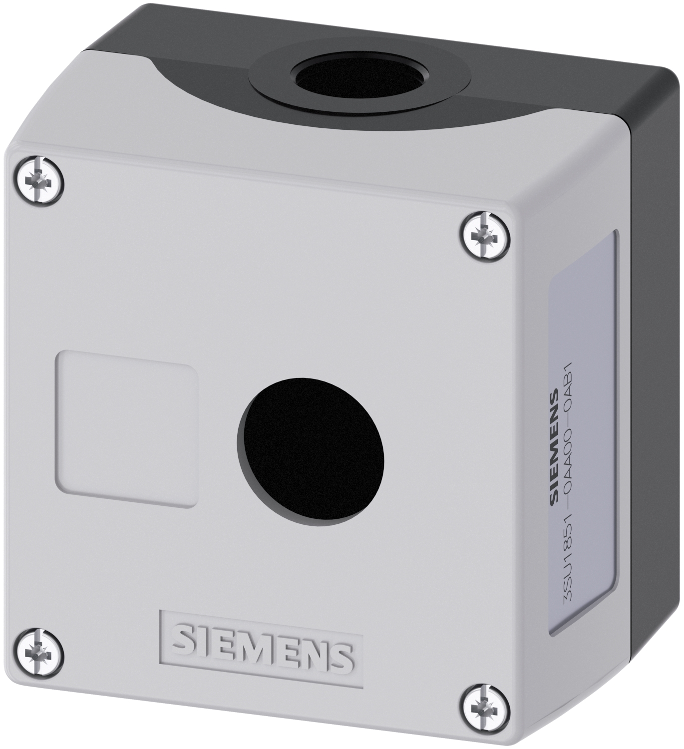 Boîtiers de commande gris en métal Siemens