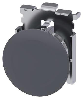 Bouchon d'obturation avec emplacements de commande libres 30 mm métal mat gris sable Siemens