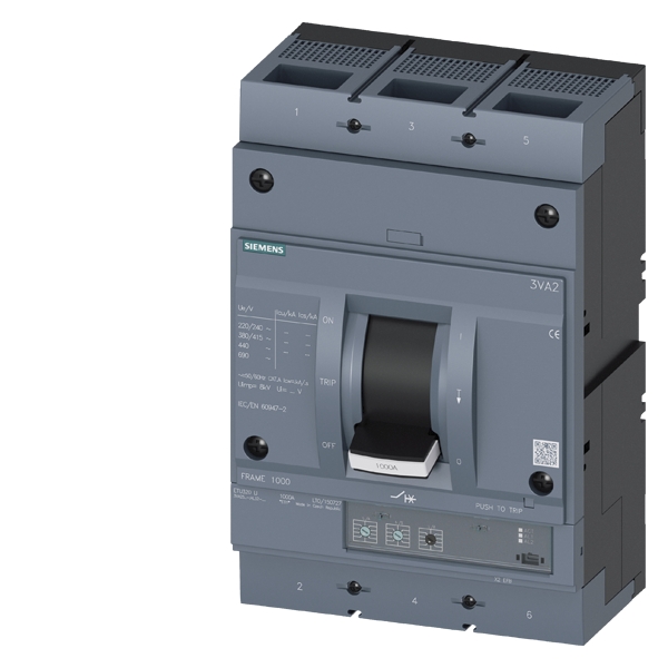 Disjoncteur boîtier moulé 3VA Siemens