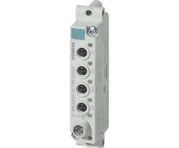 Module Compact AS-I K20, IP67, NUM., 4DI/4DO, 4 x entrée Siemens 