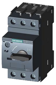 Disjoncteur pour la protection moteur avec relais de surcharge, taille S00, A vis Siemens 