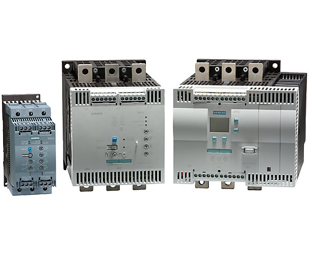 Démarreur progressif 400KW/690V borne ressort cde 230VAC Siemens 