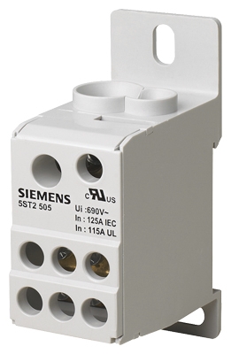 Blocs de distribution répartiteurs 1 pôle Siemens