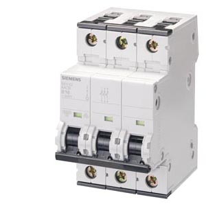 Disjoncteurs 5SY4 3P - Courbe D - 10 kA Siemens