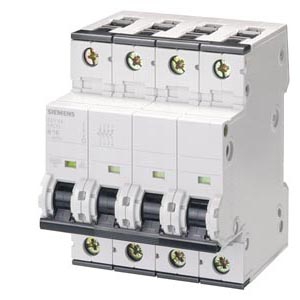 Disjoncteurs 5SY4 4P - Courbe C - 10 kA Siemens