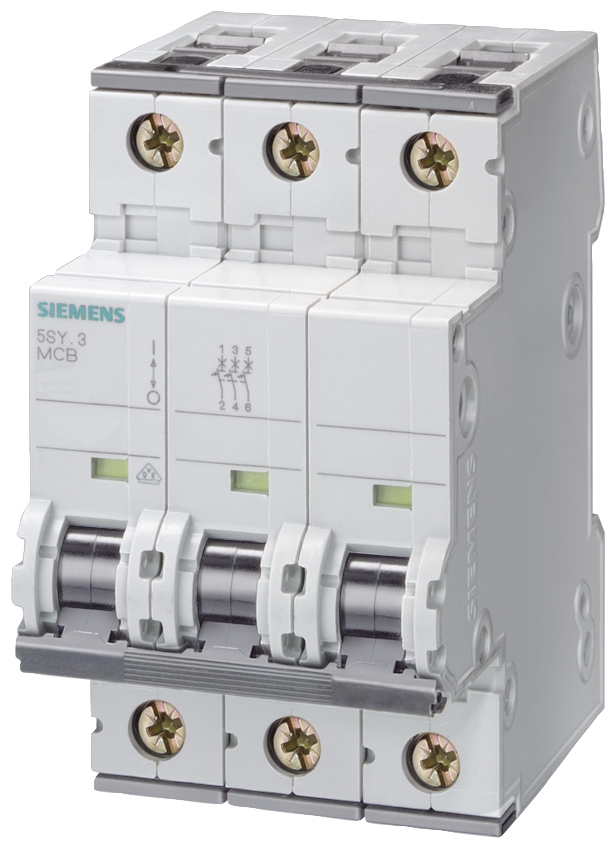 Disjoncteurs 5SY8 3P - Courbe D - 20 kA - déclenchement magnétique Siemens