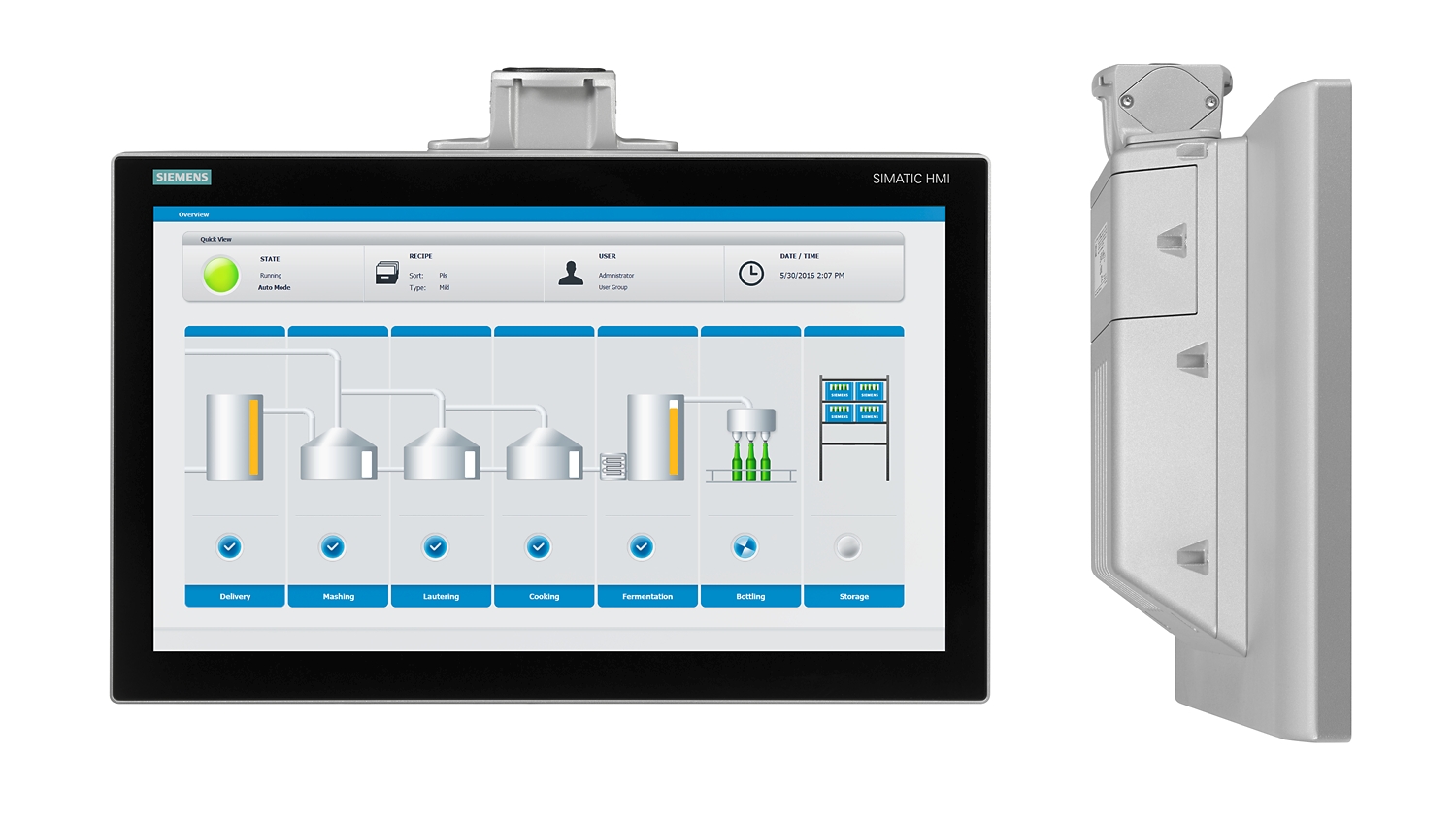  Interface SIMATIC Comfort Panel PRO 