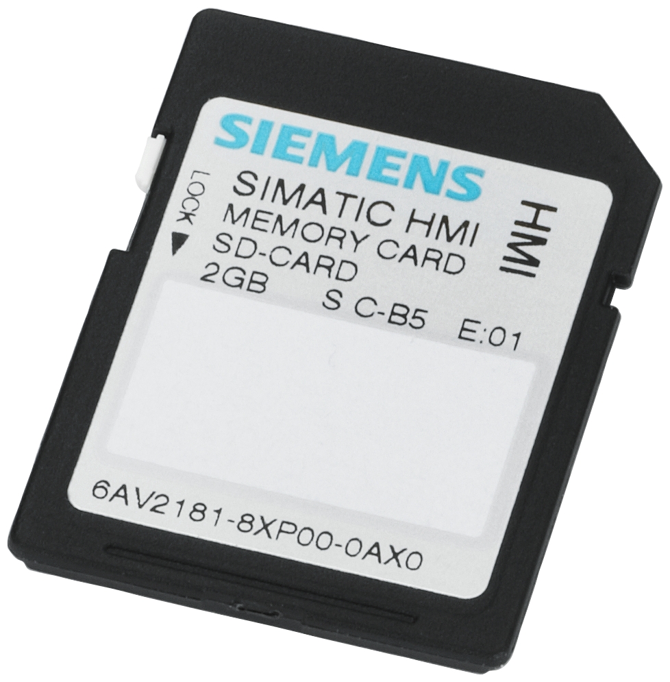 Carte mémoire Interface Simatic Siemens