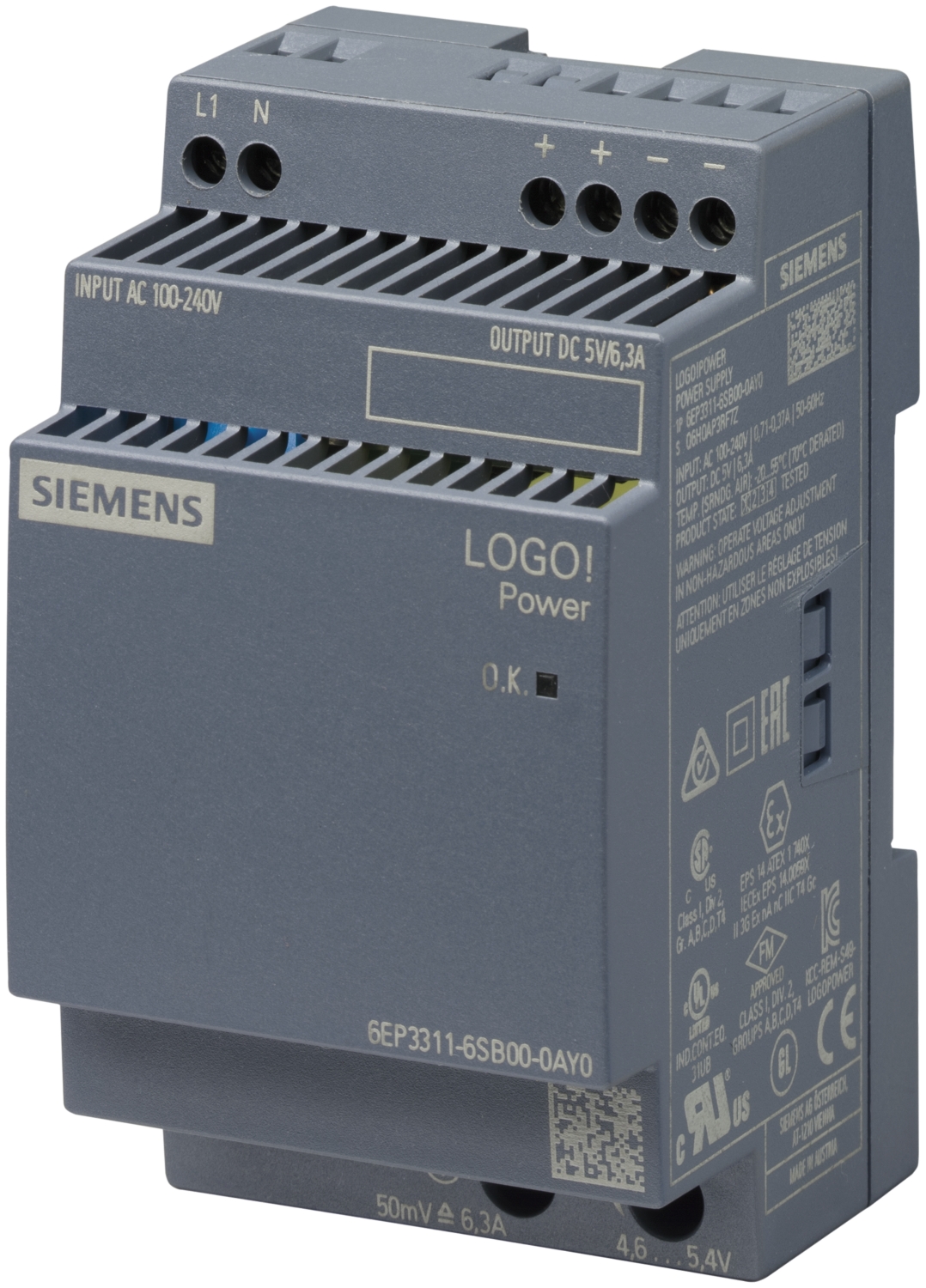 Module d’alimentation Logo!Power 6EP33226SB100AY0 Siemens