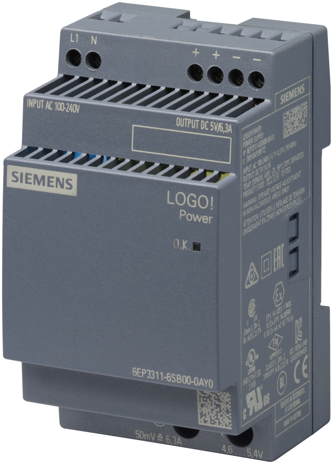 Module d’alimentation LOGO!POWER 6EP33326SB000AY0 Siemens 