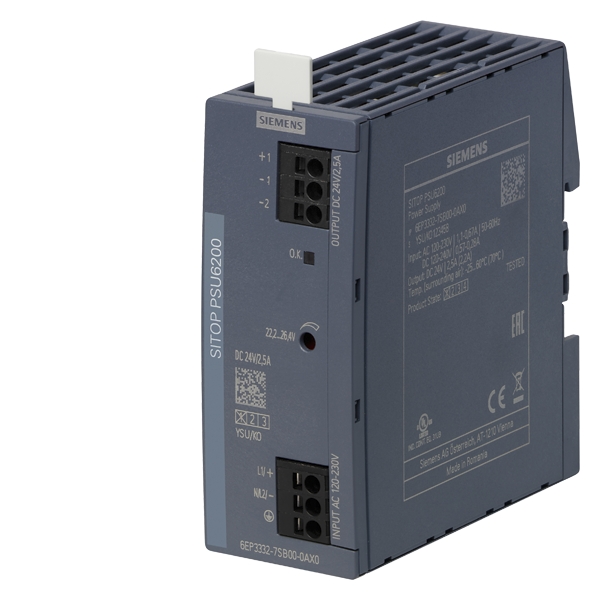 Alimentation Sitop PSU6200 monophasée Siemens