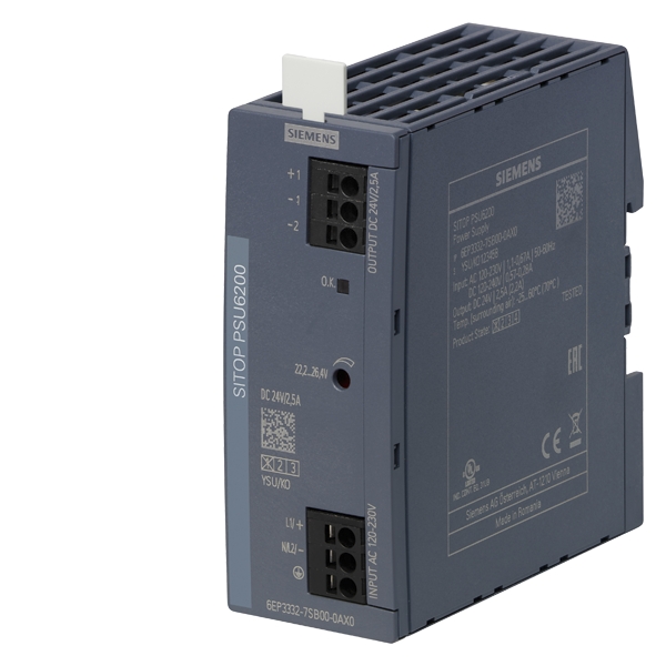 Alimentation Sitop PSU6200 monophasée Siemens 