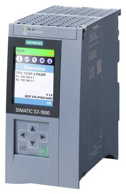 Unité centrale automate Simatic S7-1500F CPU 1516F-3 PN/DP Siemens 
