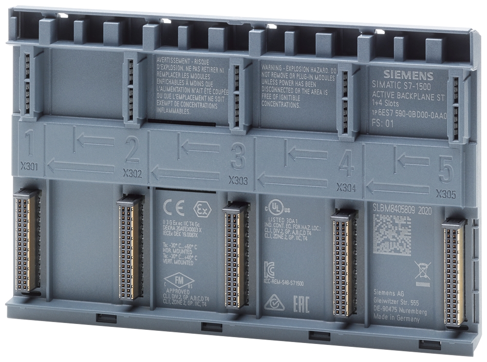 Simatic S7-1500 Bus interne actif 4 emplacements Siemens