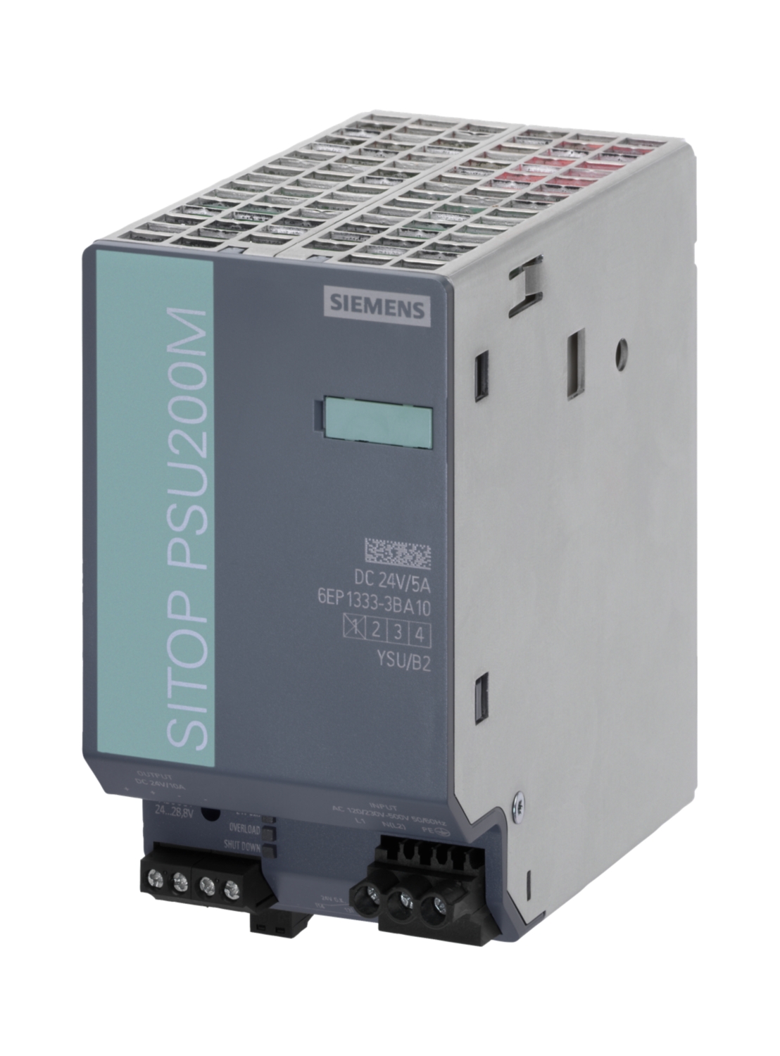  Alimentation SITOP modular PSU200M, mono-biphasée 24 V DC 