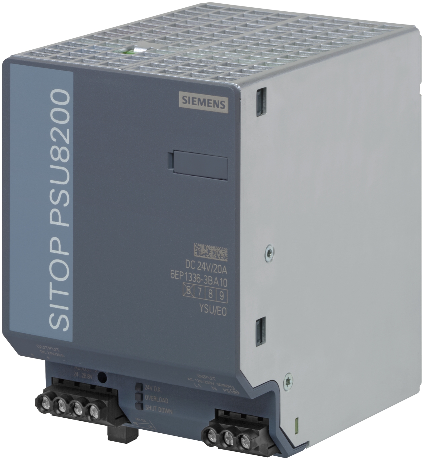Alimentation SITOP modular PSU8200, monophasée 24 V DC Siemens