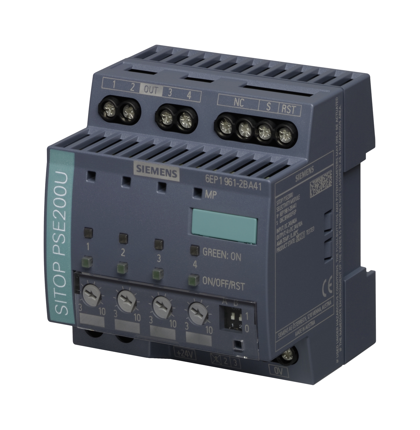 Alimentation SITOP PSE200U, module de coupure sélective Siemens 