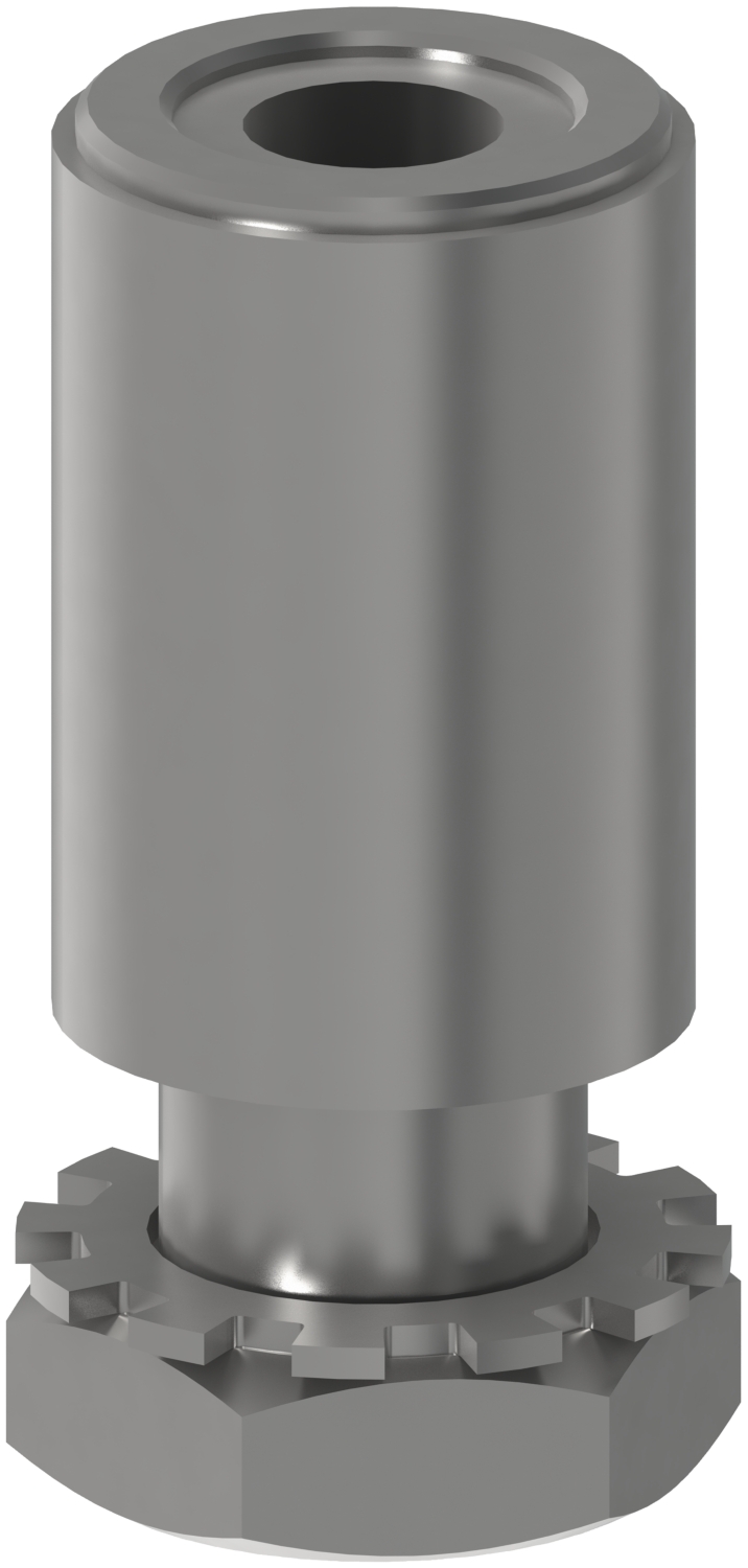Adaptateur pour embase, 50mm de diamètre avec filetage M18 Siemens