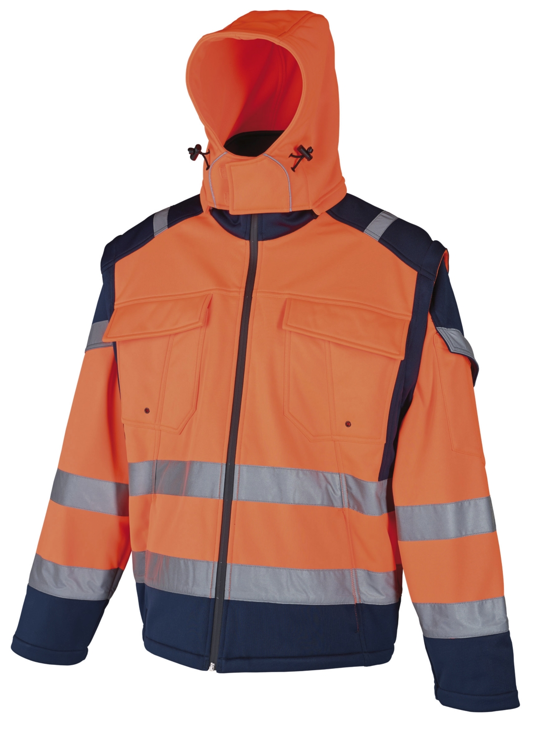 Softshell Vilmo HV - Orange / Marine