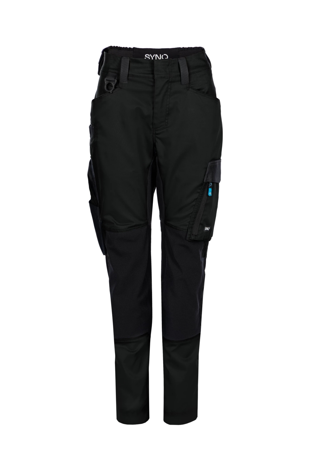 Pantalon polyester recyclé coton femme Sqoot noir